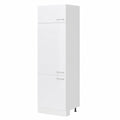 Armoire, avec rangement, avec portes, coloris blanc, pour la chambre