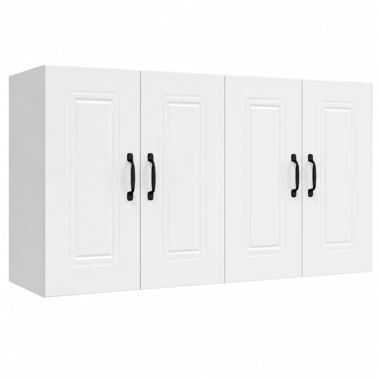 Armoire, avec rangement, avec étagères, avec portes, coloris blanc, 60 x 31 x 60 cm, pour la chambre