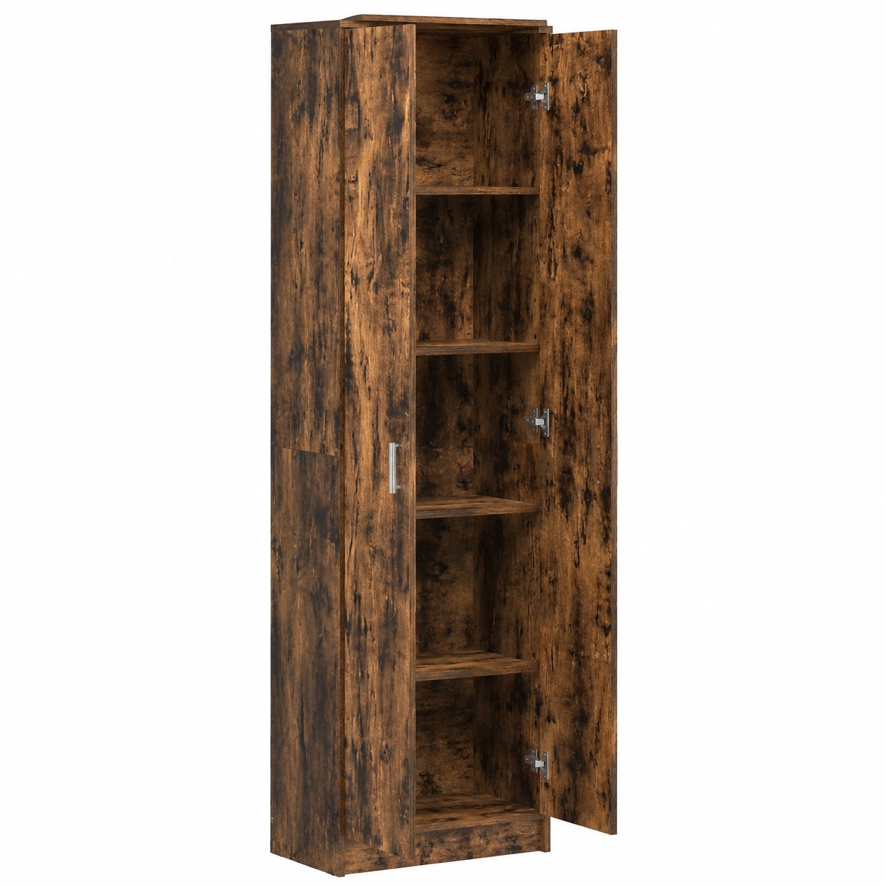 Armoire, avec rangement, avec portes, en chêne, 55 x 25 x 189 cm, pour la chambre