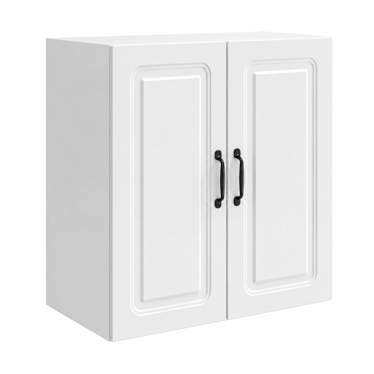 Armoire, avec rangement, avec étagères, avec portes, coloris blanc, 59 x 31 x 60 cm, pour la chambre