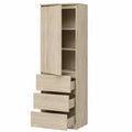 Armoire, en chêne, avec rangement, avec tiroirs, avec étagères, pour la chambre