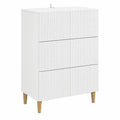 Armoire, avec rangement, avec tiroirs, coloris blanc, 66 x 34,5 x 90 cm, pour la chambre
