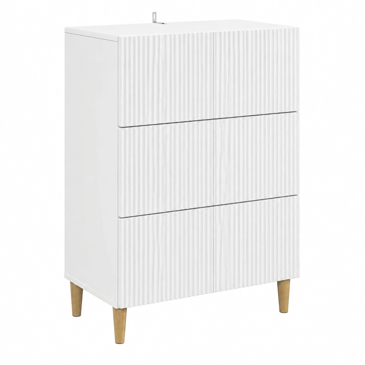 Armoire, avec rangement, avec tiroirs, coloris blanc, 66 x 34,5 x 90 cm, pour la chambre