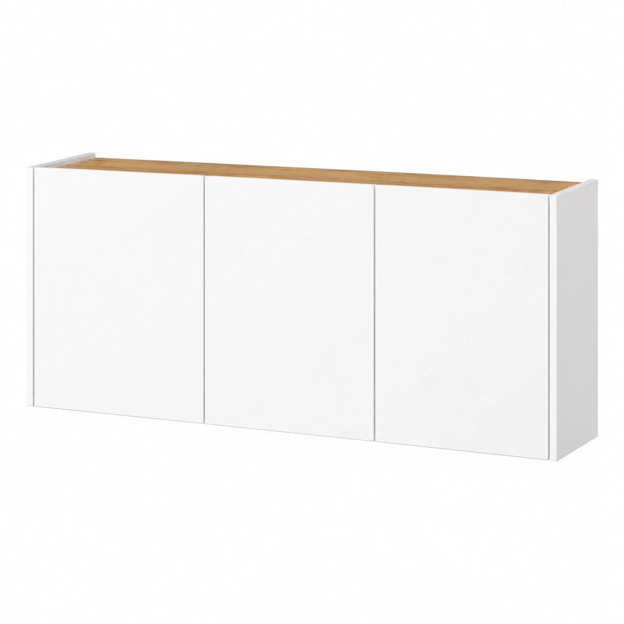 Armoire, en chêne, 138 x 52 x 25 cm, coloris blanc, pour la chambre